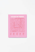 Poster French Word Search Decorative Christmas Gift: Pink / 30x40 cm