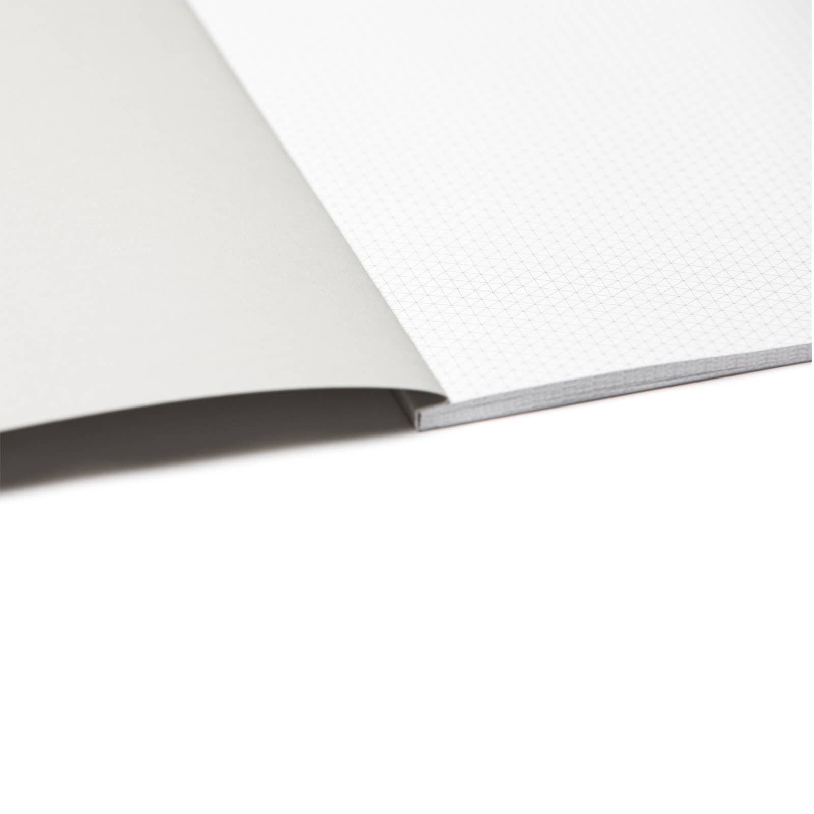 Grey Sketchbook with isometric paper office back to school