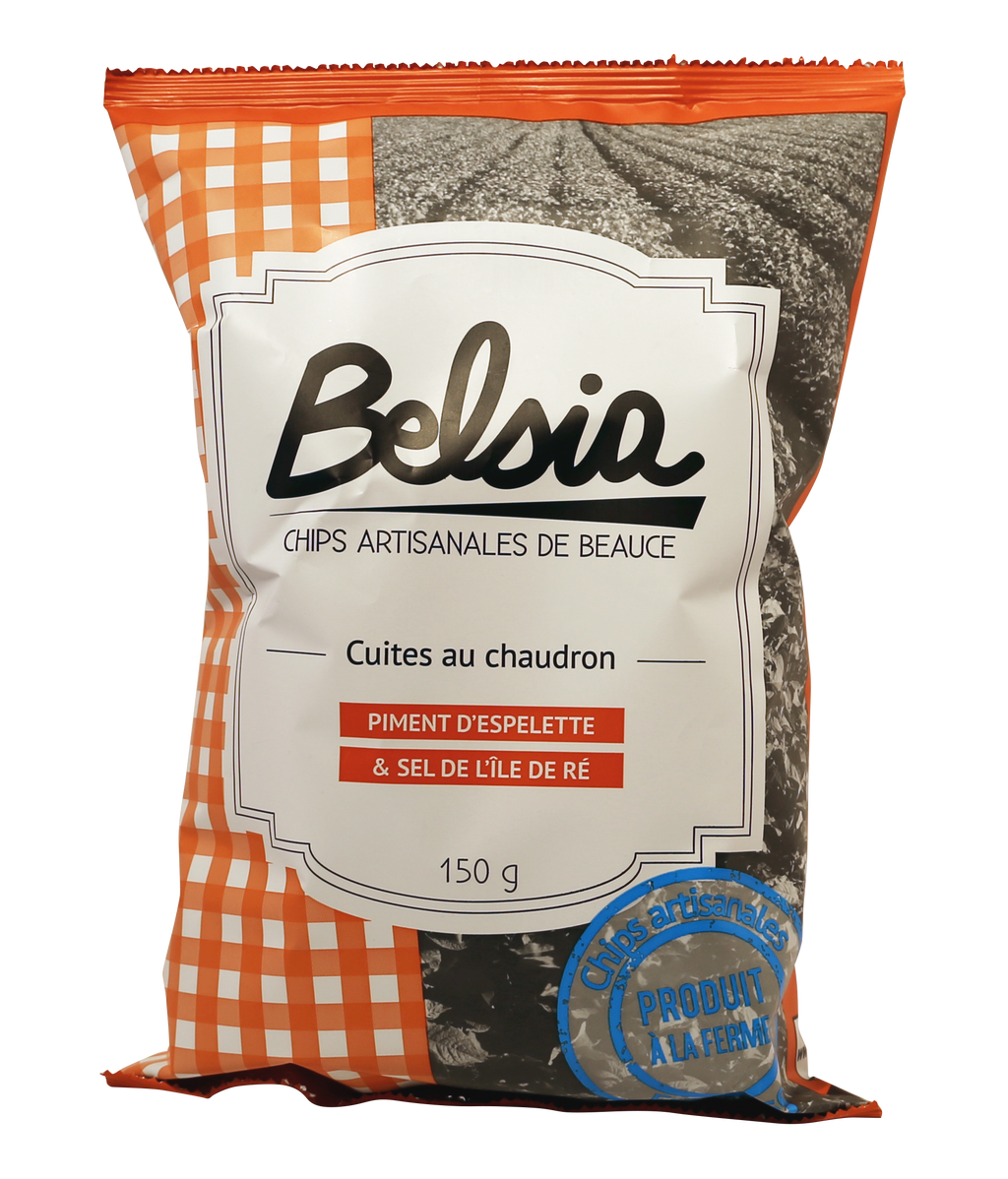 Espelette pepper chips