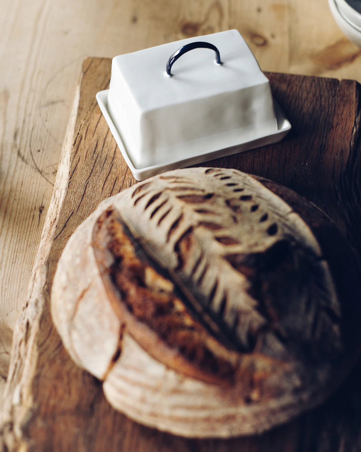 Feldspar Cobalt Butter Dish