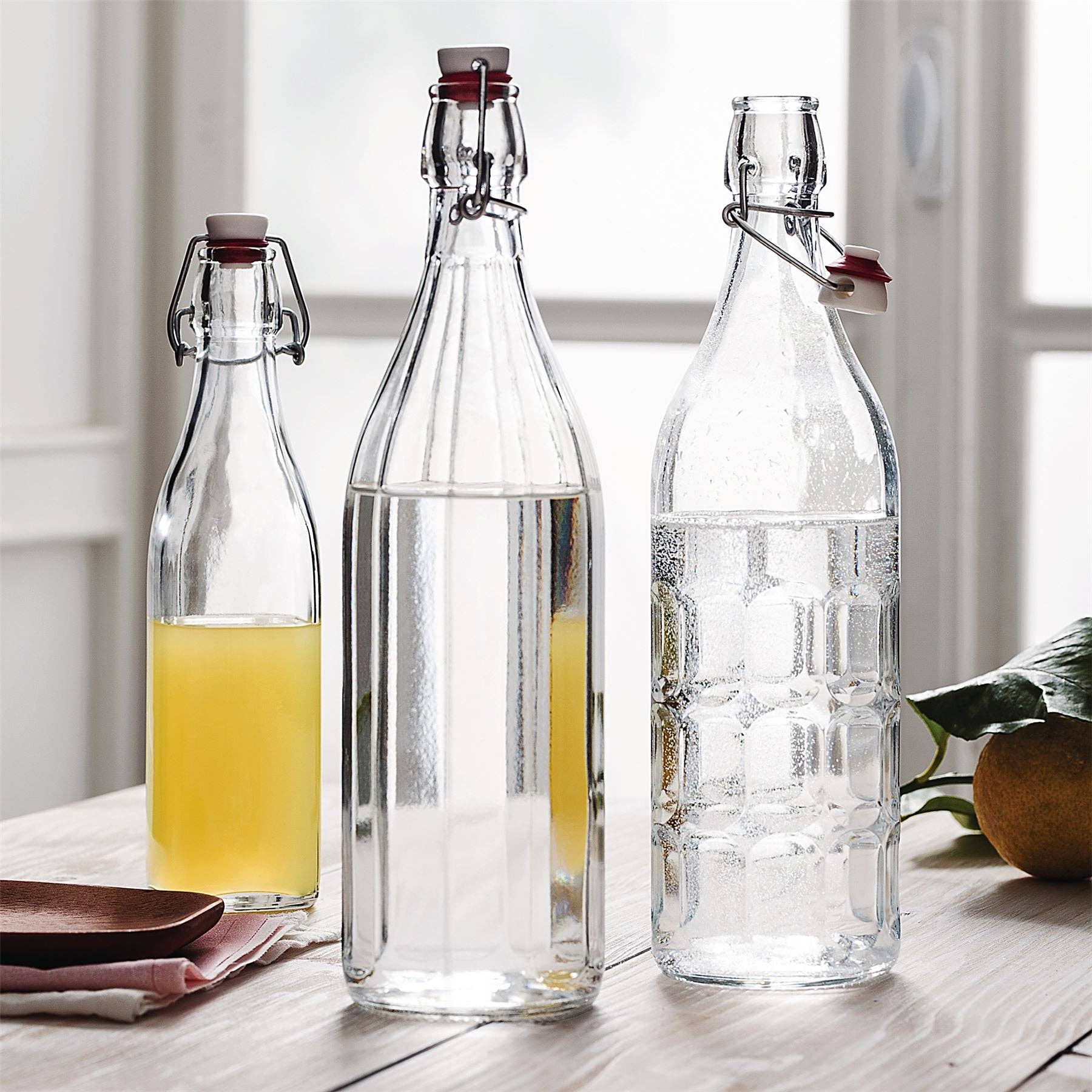 Bormioli Rocco Oxford 1L Wine Water Swing Top Bottle