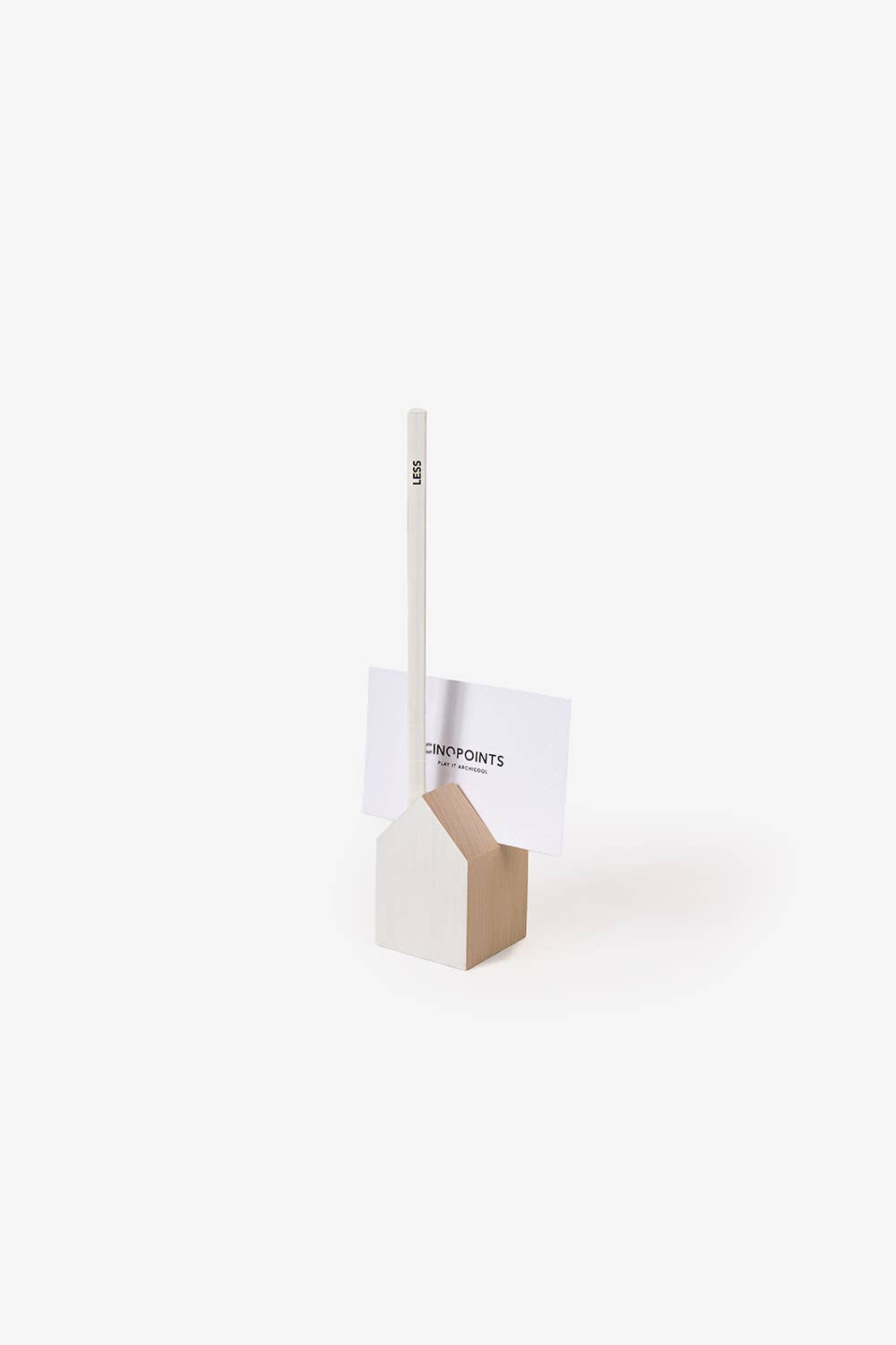 Wooden houses card and pencil holders - Christmas Gift