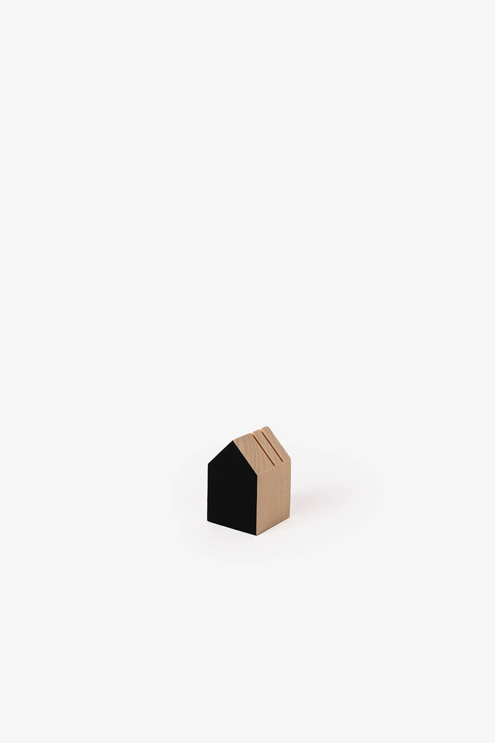 Wooden houses card and pencil holders - Christmas Gift