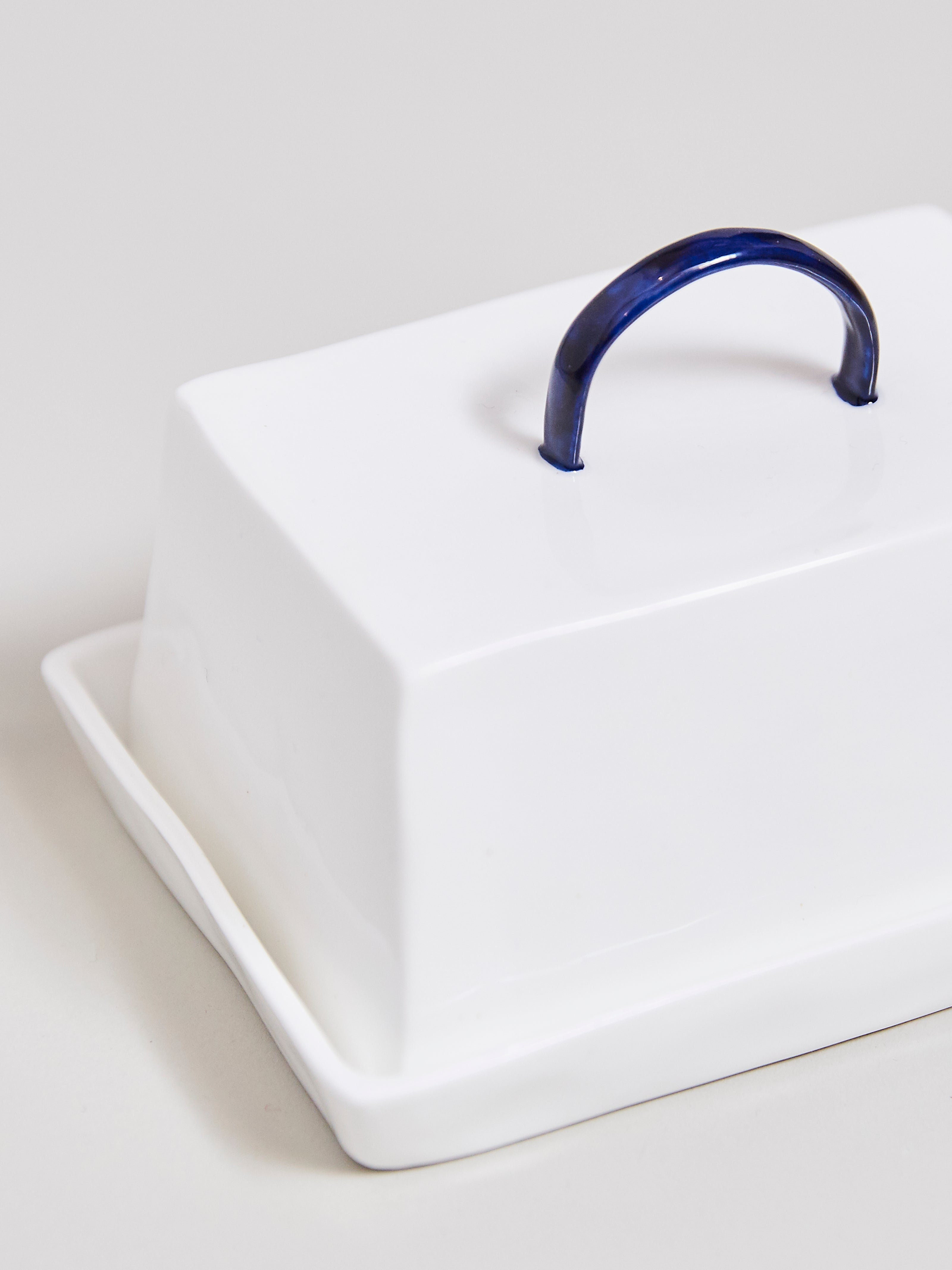 Feldspar Cobalt Butter Dish