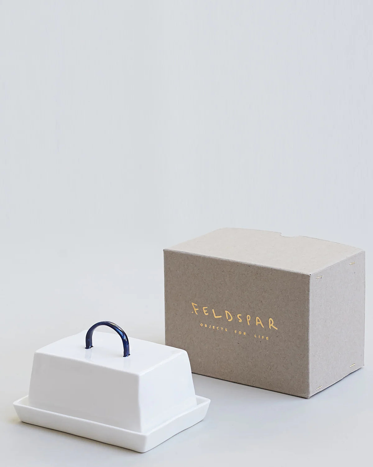 Feldspar Cobalt Butter Dish