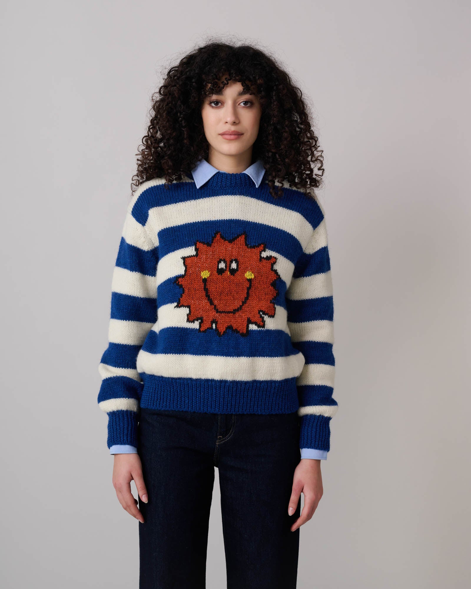 Smiling Orange - Electric Blue