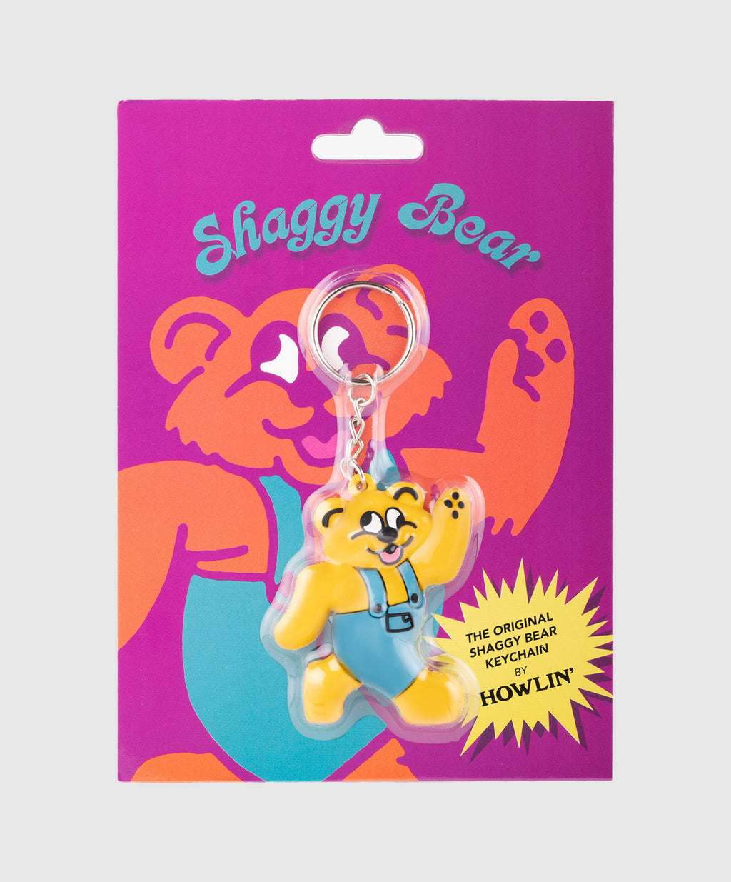 Shaggy Bear Keychain