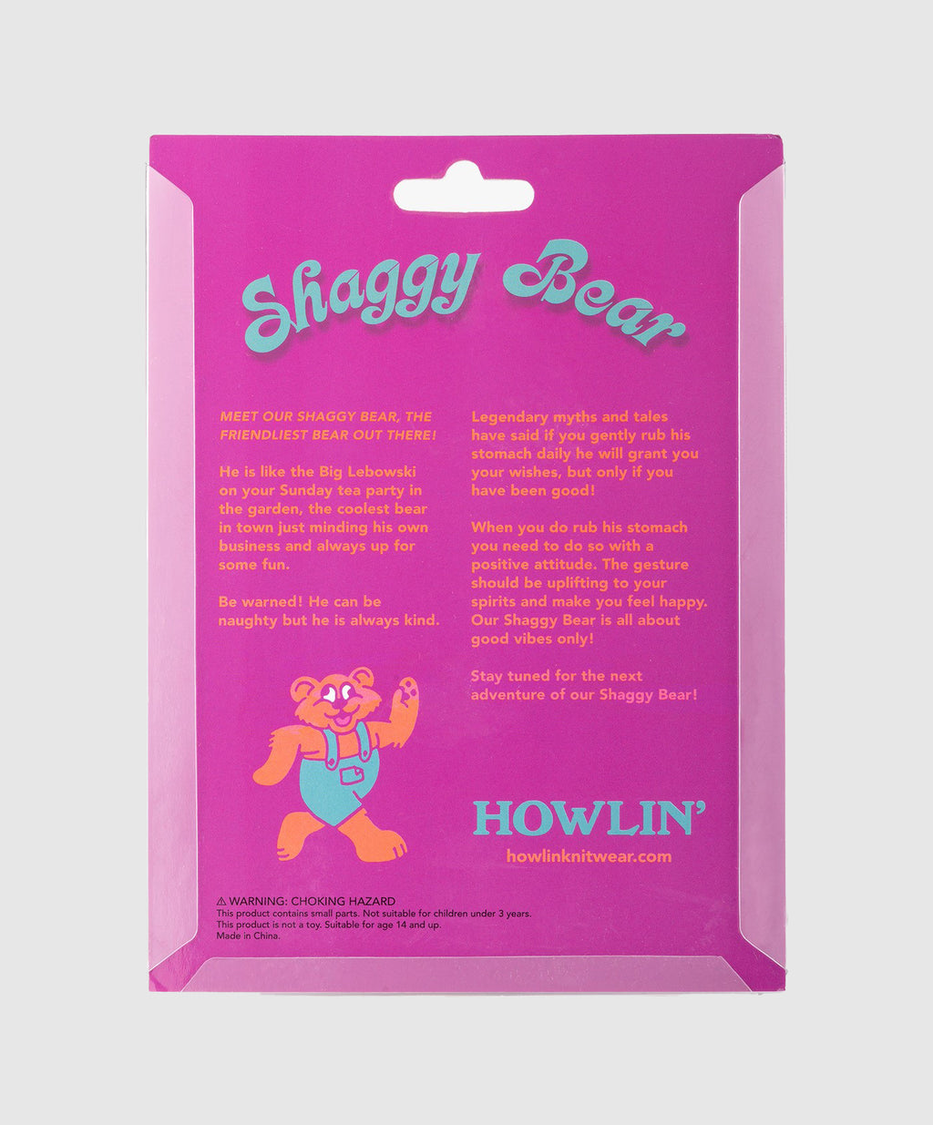 Shaggy Bear Keychain
