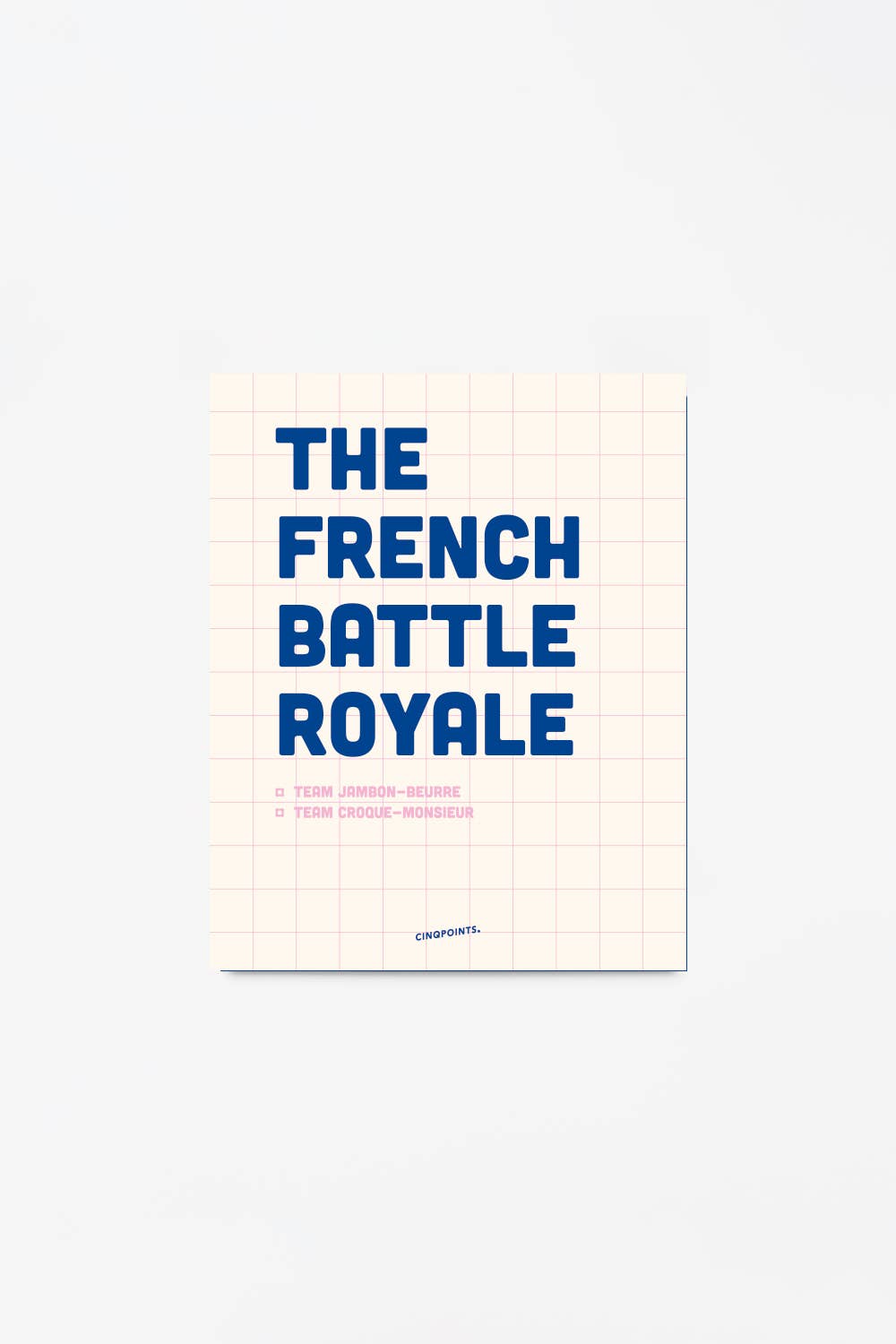 Poster French Battle Royal Design Gift: Beige / 40x50 cm
