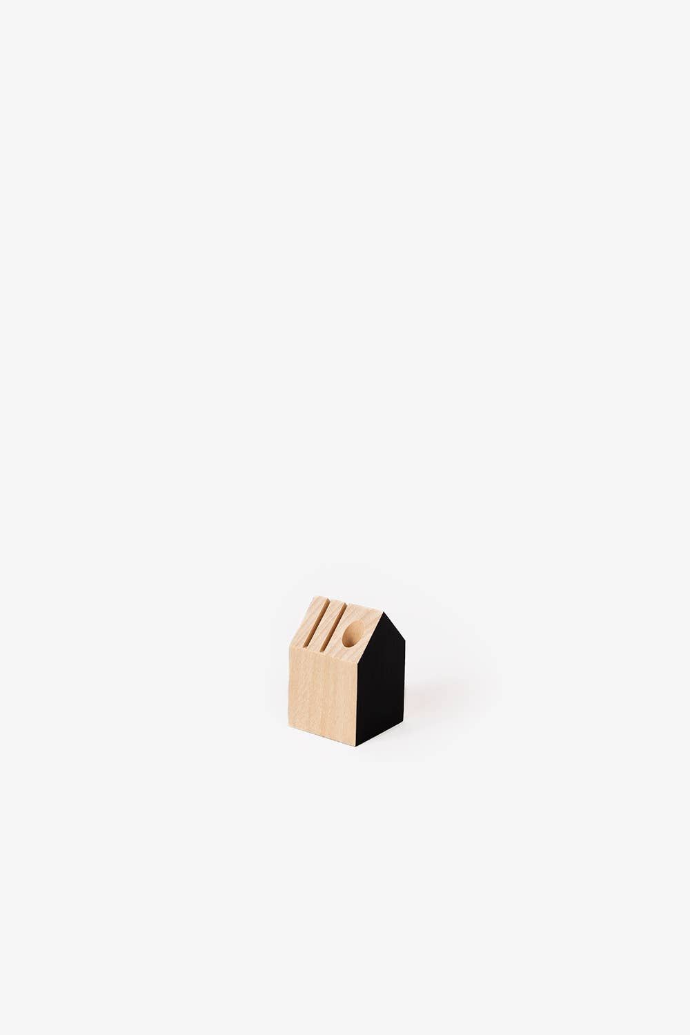 Wooden houses card and pencil holders - Christmas Gift