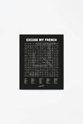 Poster French Word Search Decorative Christmas Gift: Black / 30x40 cm