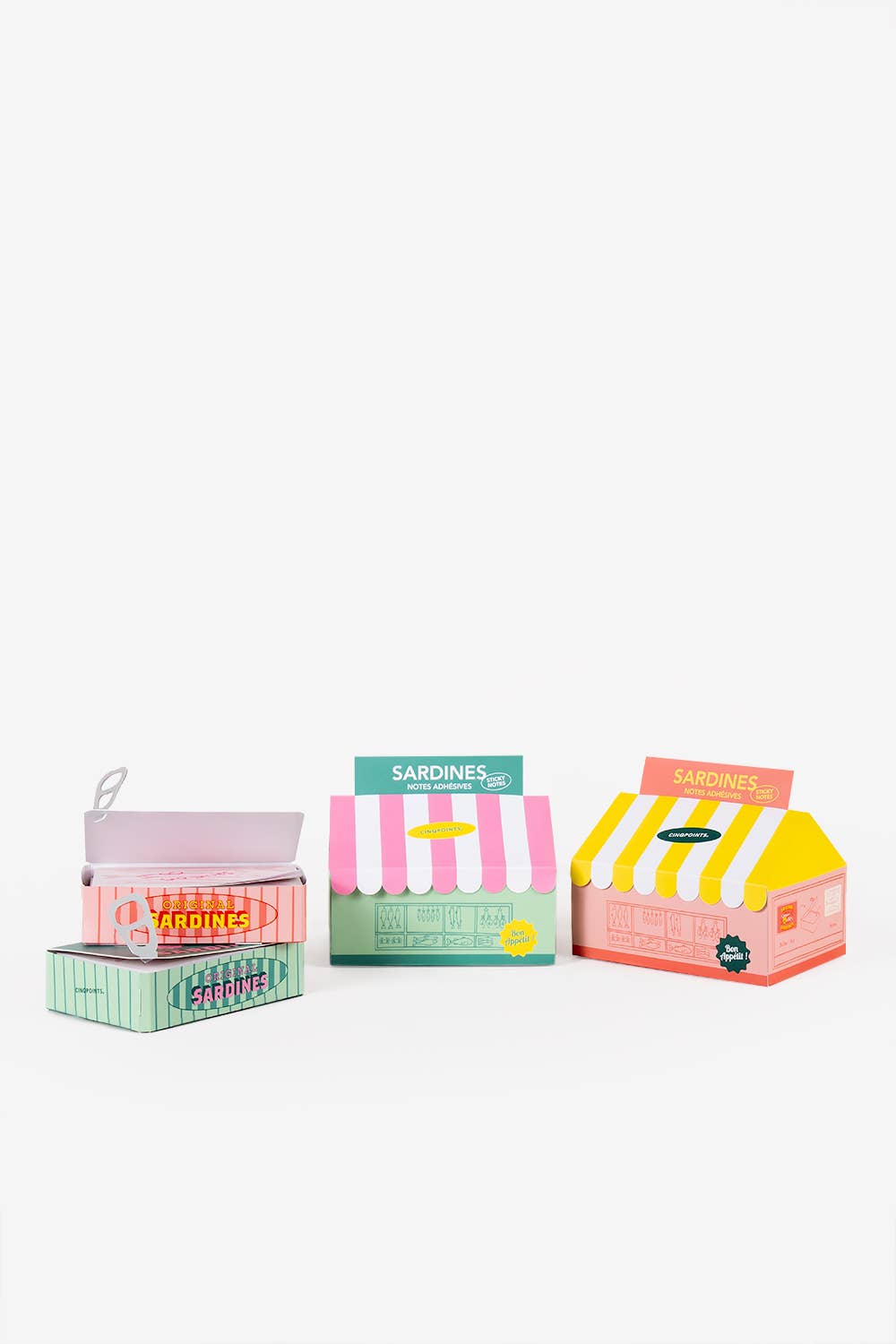 New-Sticky Notes Green Sardines Stationery Gift