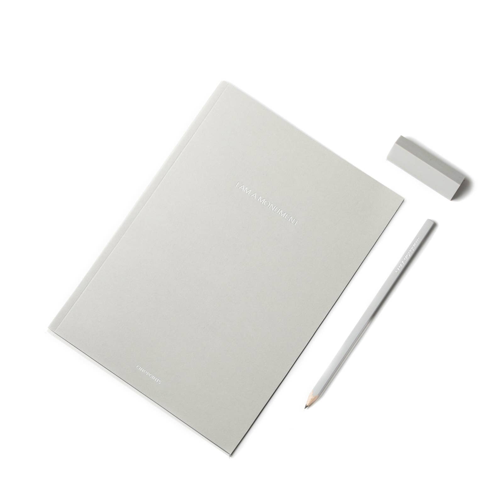 Grey Sketchbook with isometric paper office back to school