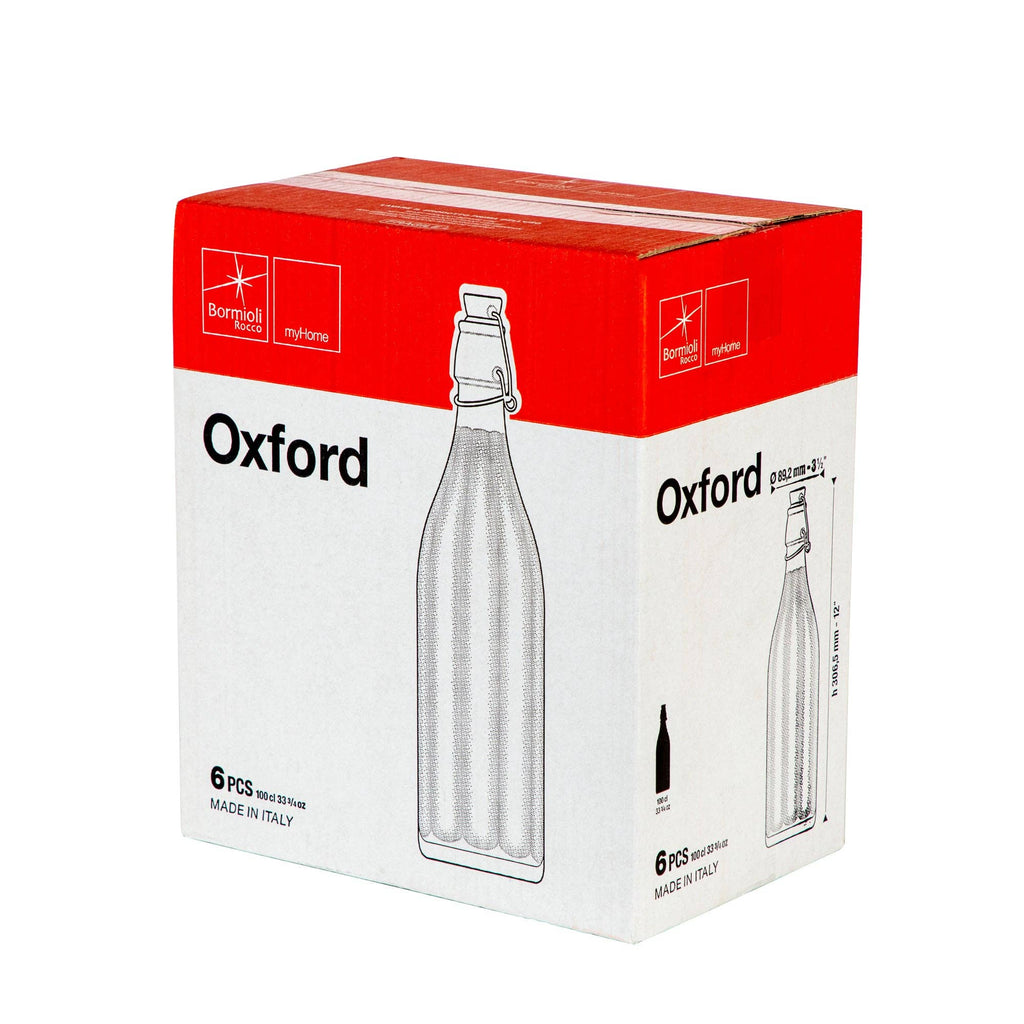Bormioli Rocco Oxford 1L Wine Water Swing Top Bottle