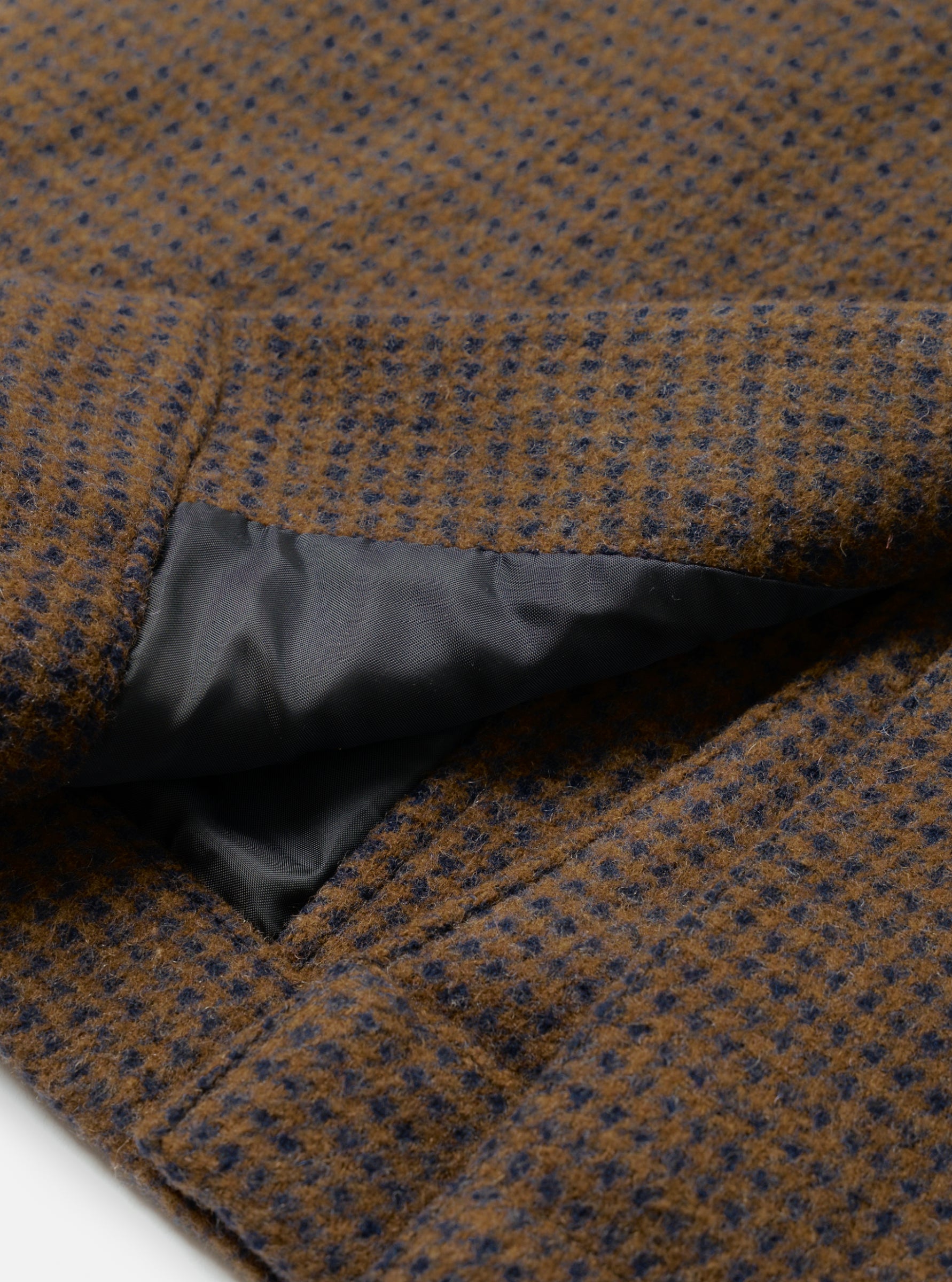 STAN COAT - NAVY/BROWN