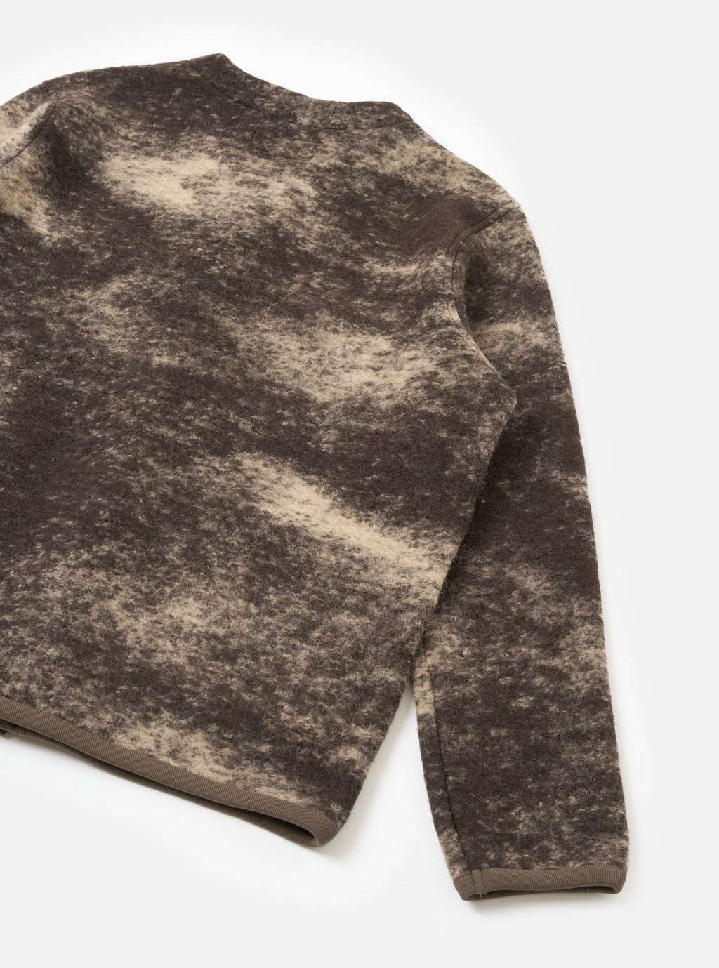 CARDIGAN - BROWN CLOUD CAMO