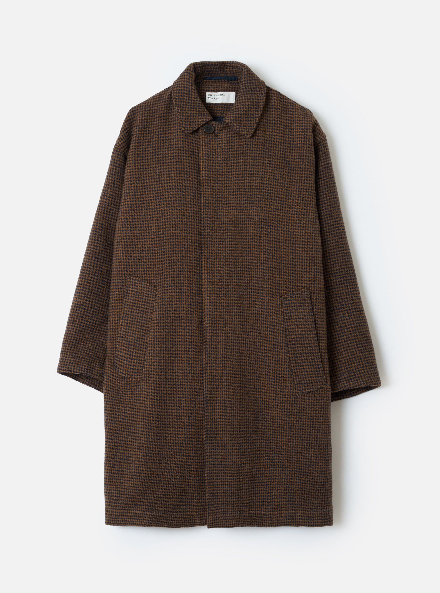 STAN COAT - NAVY/BROWN