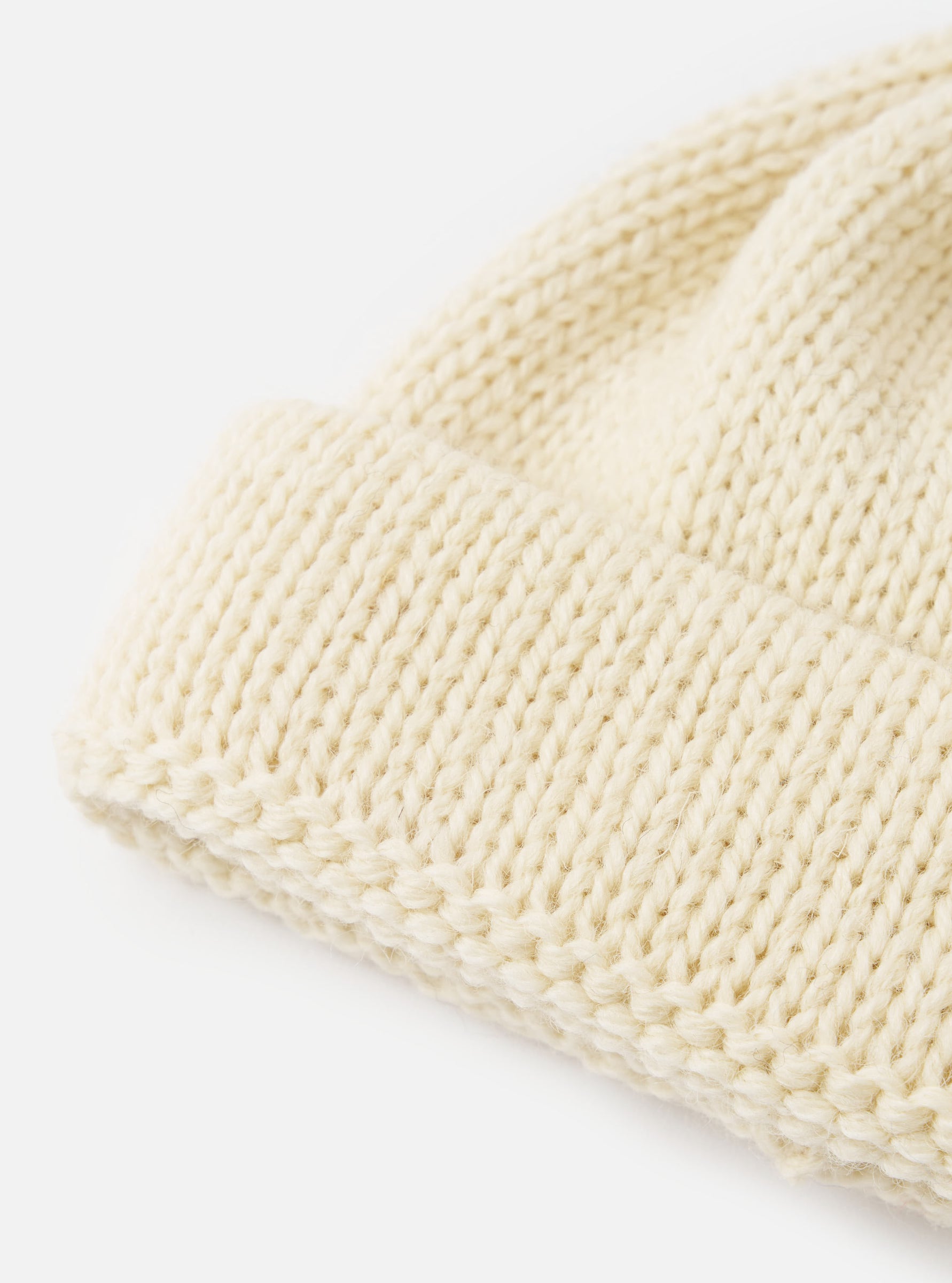 SHORT WATCH CAP - ECRU