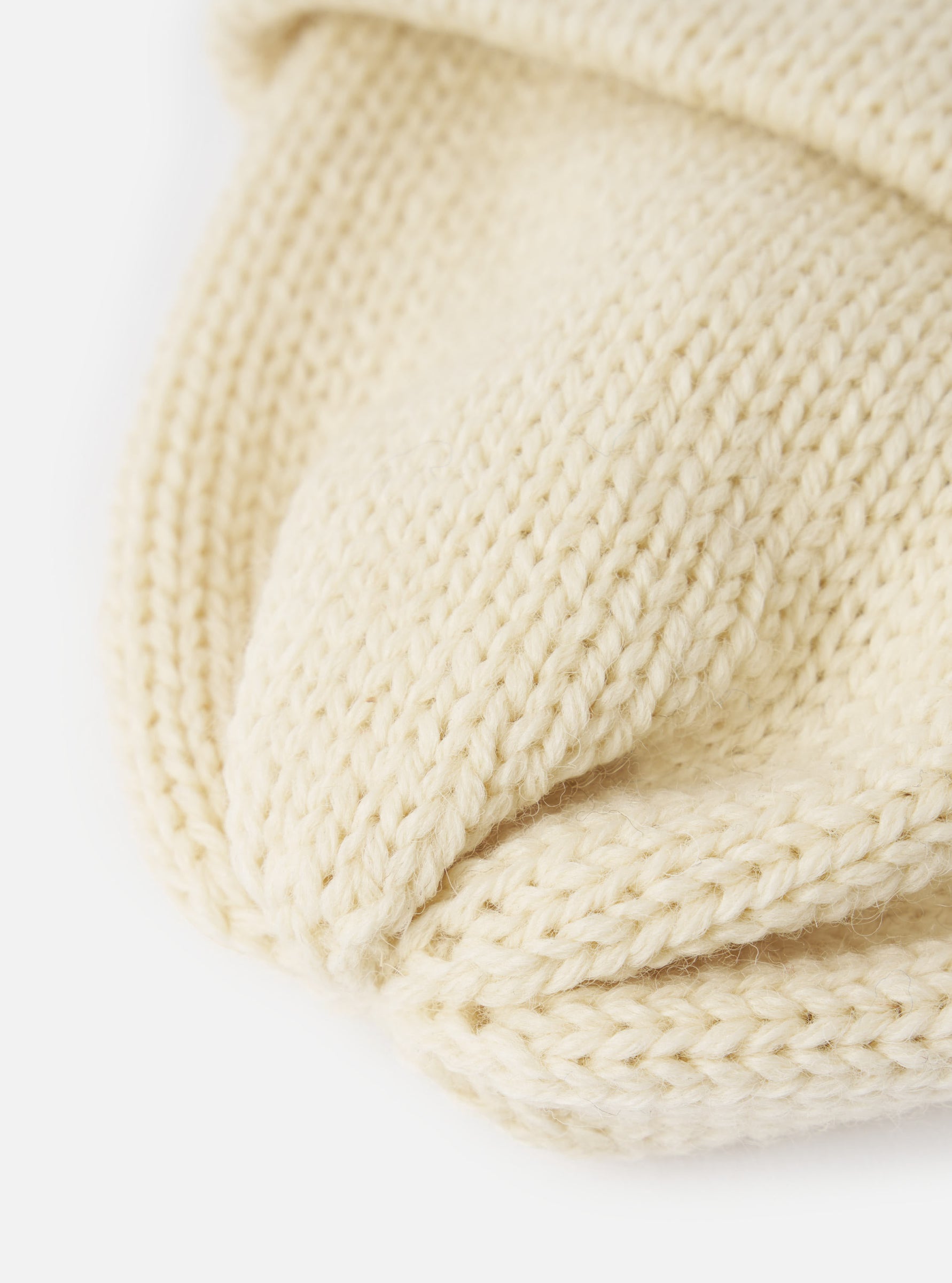 SHORT WATCH CAP - ECRU
