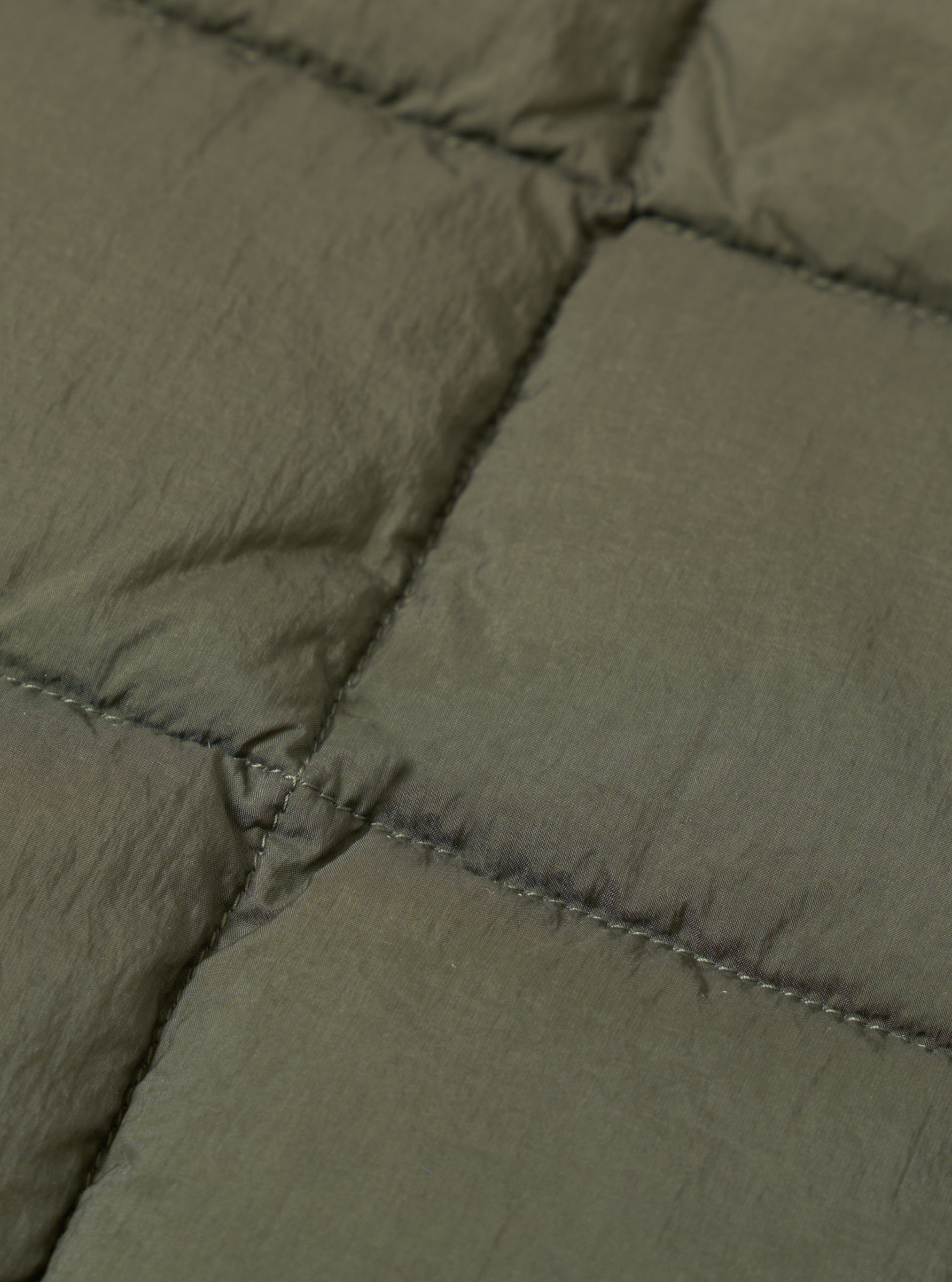 DOWN CARDIGAN - OLIVE