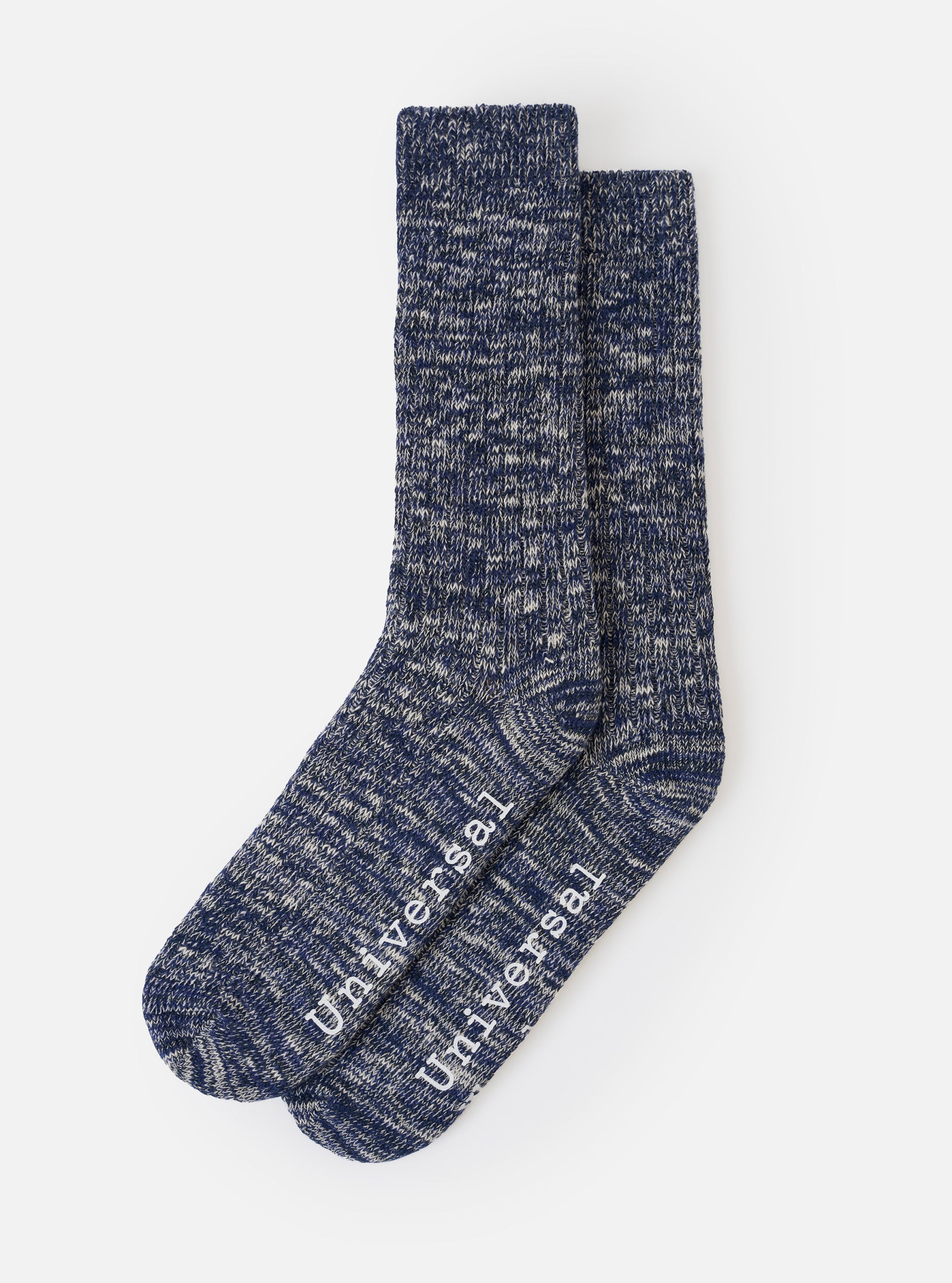 SLUB SOCK - NAVY