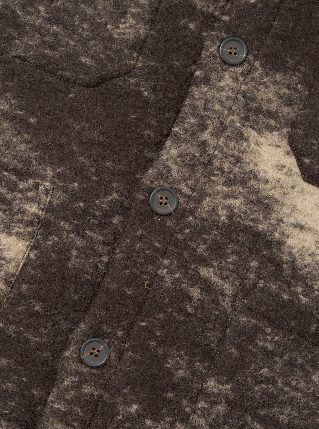 CARDIGAN - BROWN CLOUD CAMO