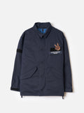 DOWN CR RAF JACKET - NAVY/CLOUD CAMO