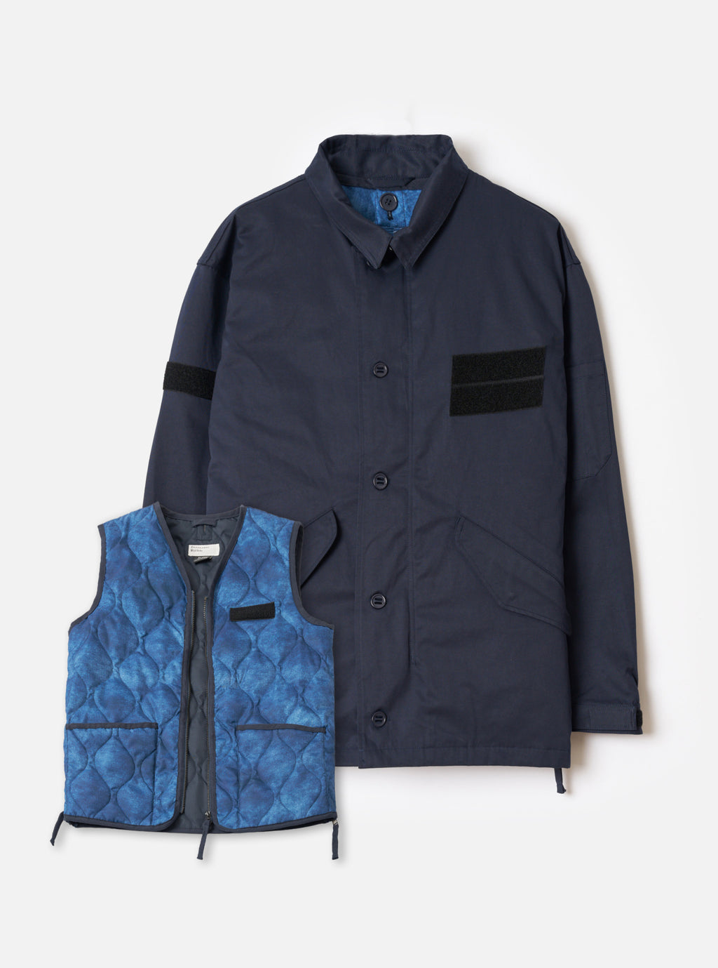 DOWN CR RAF JACKET - NAVY/CLOUD CAMO